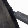 12FT Outdoor Big Trampoline With Inner Safety Enclosure Net, Ladder, PVC Spring Cover Padding, For Kids, Black&Orange Color