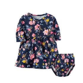 Casual Long-sleeved One-piece Skirt With Briefs Inside (Option: Q183-6M)