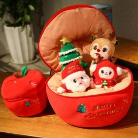Christmas Transformation Series Doll Creative Santa Claus Doll (Option: Christmas Family Portrait-20cm Inside Item Size 16cm)