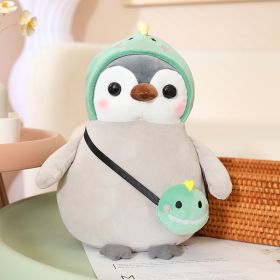 Plush Toy Cute Penguin Transformation Dinosaur Doll (Option: Dinosaur-25cm)