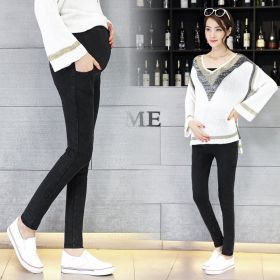 Pregnant Women'S Leggings Outer Stretch Footwear Pants Women'S Pregnant Women'S Pants Jeans Pencil Pants (Option: 3stlye-2XL)