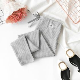 Leggings Pregnancy Clothes Pants Ropa Mujer Embarazada Premama (Option: Light grey-XL)