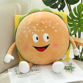 Pizza Burger Plush Toy Pillow (Option: Hamburger-Small)