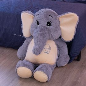 Gentle Dream Elephant Large Elephant Plush Doll For Girlfriend Holiday Gift Toys (Option: Purple-38cm)
