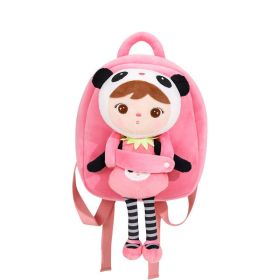 Children's Early Education Cute Plush Toy Backpack (Option: Panda)