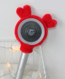 Plush Second-generation Manual Lamp Protective Cover (Option: Bright Red-Without Lights)