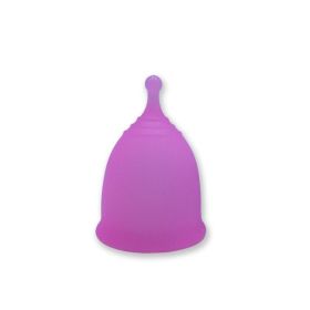 Medical Grade Silicone Menstrual Cup (Option: Pink-S)