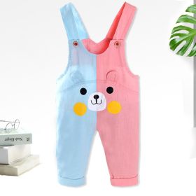 Fashion Color Matching Baby Single-tooth Mandarin Duck Pants Thin (Option: 7style-85cm)