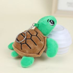 Cartoon Marine Animal Large Turtle Plush Toy (Option: Grass Green-14cm)