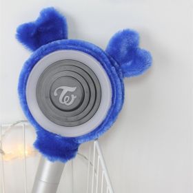 Plush Second-generation Manual Lamp Protective Cover (Option: Dark Blue-Without Lights)