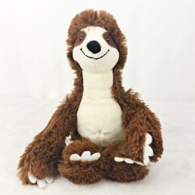 Cute Three-color Sloth Plush Toy Doll (Option: Dark Brown-30cm)