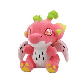 Plush Doll Pitaya Dinosaur Toy (Option: Fat Dragon Fruit Dinosaur 28cm-As Shown In The Figure)
