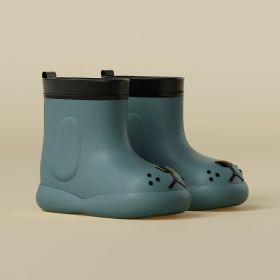 Children's Rain Boots EVA Cartoon Cute Non-slip (Option: Blue-Inner Length 145mm)
