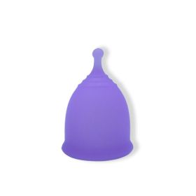 Medical Grade Silicone Menstrual Cup (Option: Purple-S)