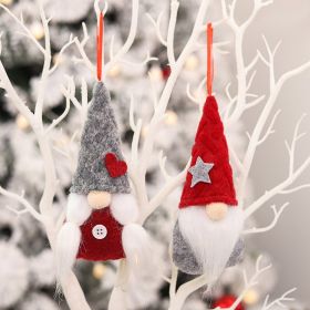 Christmas Decorations Faceless Doll Hanging Pieces (Option: DGJ25 Suit)