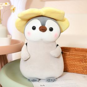 Plush Toy Cute Penguin Transformation Dinosaur Doll (Option: Flowers-25cm)
