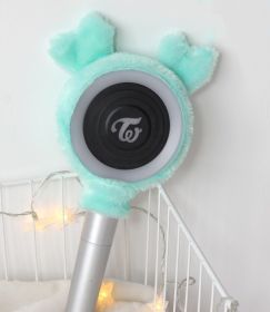 Plush Second-generation Manual Lamp Protective Cover (Option: Light Green-Without Lights)