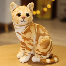 Simulation Cat Doll Plush Toys Long Pillow Children Doll (Option: Station Type C-29cm)