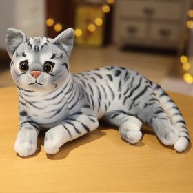 Simulation Cat Doll Plush Toys Long Pillow Children Doll (Option: Side Type A-29cm)