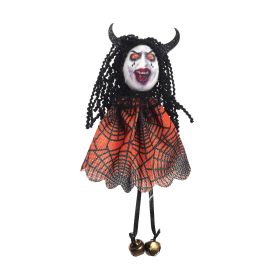 Halloween Decoration Ghost Toy Bar Decoration Pendant (Option: Orange Grimace)