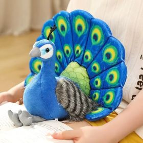 Fashion Decorative Ornaments Children's Doll (Option: Blue-30x25cm)