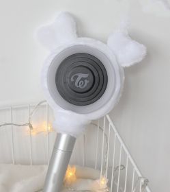 Plush Second-generation Manual Lamp Protective Cover (Option: White-Without Lights)