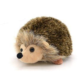 Little Hedgehog Plush Sleeping Doll Pillow Simulation Animal Plush Muppet (Option: 15X9X10CM-Light Brown)