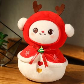 Christmas Transformation Series Doll Creative Santa Claus Doll (Option: Christmas Snowman-20cm Inside Item Size 16cm)