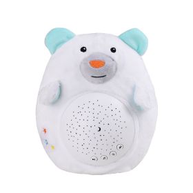 Infant Starry Sky Projector Comfort (Option: White Bear Projection Lamp-Pp Cotton)