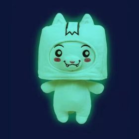 White Cloud Cat Luminous Ghost Doll Plush Toys (Option: Luminous Fox-Cotton)