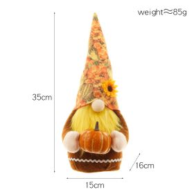 Thanksgiving Harvest Festival Pumpkin Doll (Option: Type B Pumpkin Hat)