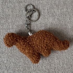 Dinosaur Chicken Nugget Stuffed Toy Pendant Keychain (Option: Lei Long-12cm)
