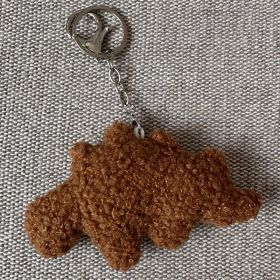 Dinosaur Chicken Nugget Stuffed Toy Pendant Keychain (Option: Stegosaurus-12cm)