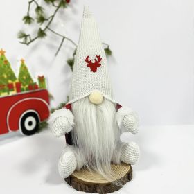 Christmas Decoration Supplies Doll Home Display Window (Option: Red Short Leg Beard)