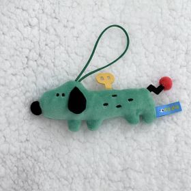 Dopamine Puppy Plush Pendant Doll (Option: Green-12cm)