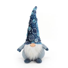 Fashion Christmas Decoration Rudolf Doll (Option: Royal blue)