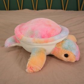 Down Cotton Soft Color Turtle Pillow Sofa Cushion (Option: Pink Velvet Turtle-35CM)