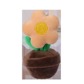 Small Flower Stuffed Toy Pendant Desktop Decoration (Option: Orange-10cm)