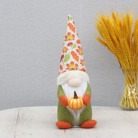 Harvest Thanksgiving Decoration Supplies Rudolf Doll Glowing Decoration Props (Option: HX 2257A)