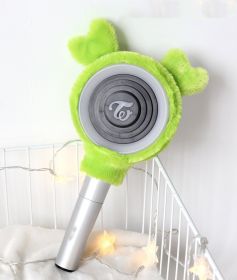 Plush Second-generation Manual Lamp Protective Cover (Option: Fluorescent Green-Without Lights)