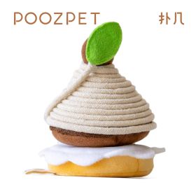 Taro Bobo Smell Toy Educational Pull Bite-resistant (Option: Chestnut Cake)