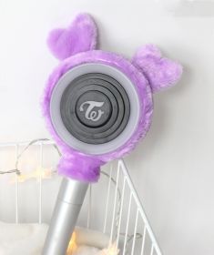 Plush Second-generation Manual Lamp Protective Cover (Option: Purple-Without Lights)