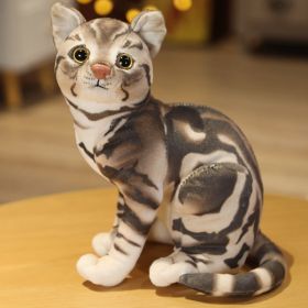 Simulation Cat Doll Plush Toys Long Pillow Children Doll (Option: Station Type B-29cm)