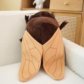 Simulation Knows The Meaning Of Transformation Cicada Plush Doll (Option: Gray-48cm)