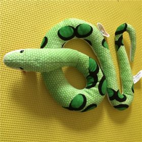 Coiled Snake Modeling Plush Toy Dolls (Color: Green)