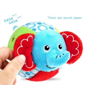 Training Tactile Cloth Ball Toys (Option: Blue Elephant)