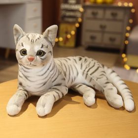 Simulation Cat Doll Plush Toys Long Pillow Children Doll (Option: Test Type C-36cm)