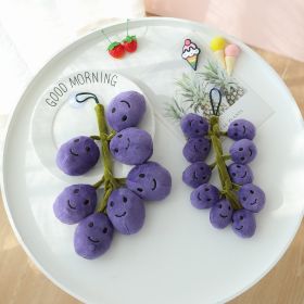Smiley Grape Doll Fruit Ornaments (Option: Purple-26cm)