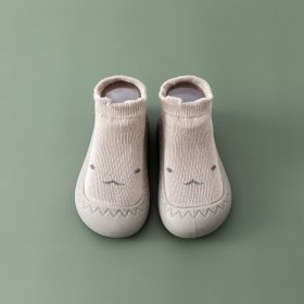 Baby Rubber Sole Lightweight Floor Shoes Soft (Option: F36 Khaki-25 Yards)
