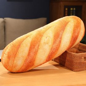 Soft And Adorable Replica Bread Pillow Plush Toy Long Pillow (Option: Replica Bread-90cm)